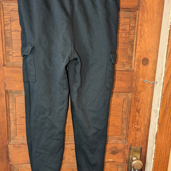 Champion Black Jogger Sweatpants with Elastic Cuffs - Picture 3 of 8